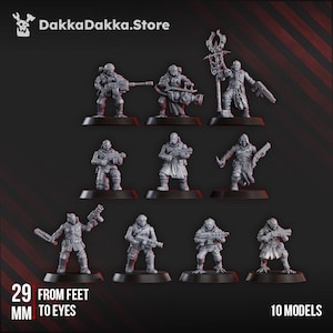 Liquid Team of the Cosmic Harverster - Set of 10 | Wargame Proxies