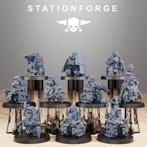 Scavenger Salvagers - Set of 10 | Wargame Proxies