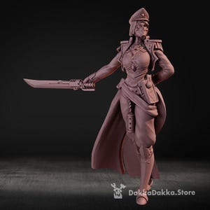Female Commissar | Wargame Proxies