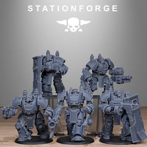 GrimGuard PowerArmor - Set of 5 | Wargame Proxies
