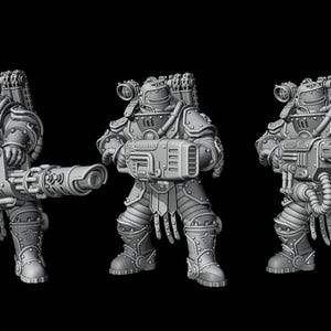 Solar Guard - Kill Squad - Imperial Force - Pose 4 | Wargame Proxies