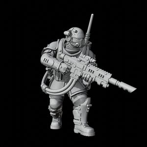Shock Troops - Elite Squad - Imperial Force - Pose 6 | Wargame Proxies