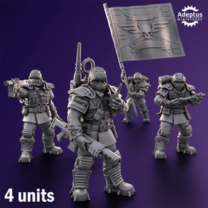 Command Squad - Stormworn - Set of 4 | Wargame Proxies