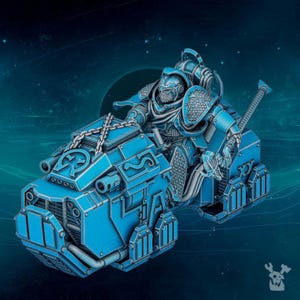 Scylla Mage on Bike | Wargame Proxies
