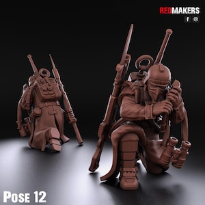 Death Division - Kill Squad - Imperial Force - Pose 12 | Wargame Proxies