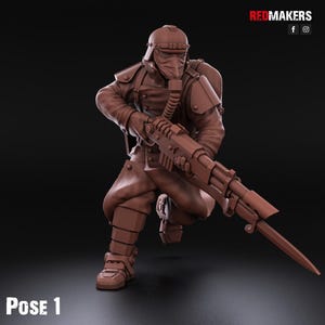 Death Division - Kill Squad - Imperial Force - Pose 1 | Wargame Proxies
