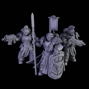 BullWhip Clan Warriors - 3 Pack | Wargame Proxies