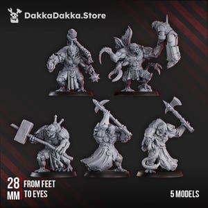 Amalgamants of the Cosmic Harverster - Set of 5 | Wargame Proxies