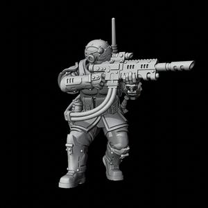 Shock Troops - Elite Squad - Imperial Force - Pose 5 | Wargame Proxies