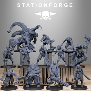 Corrupted Guard Wretched - Set of 12 | Wargame Proxies