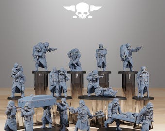 Grimguard Casualties -  Set of 10 | Sci-Fi Future | Tabletop Wargaming | DnD