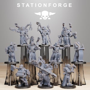 Scavenger Vicars - Set of 10 | Wargame Proxies
