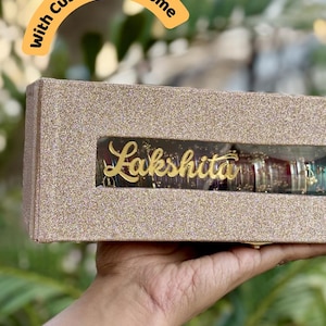 Custom Bangle Box, Organizer with Drawer, Name Jewelry Case, Neck Storage, Bangle box Jewelry Display, Gift for Her designer bangle box