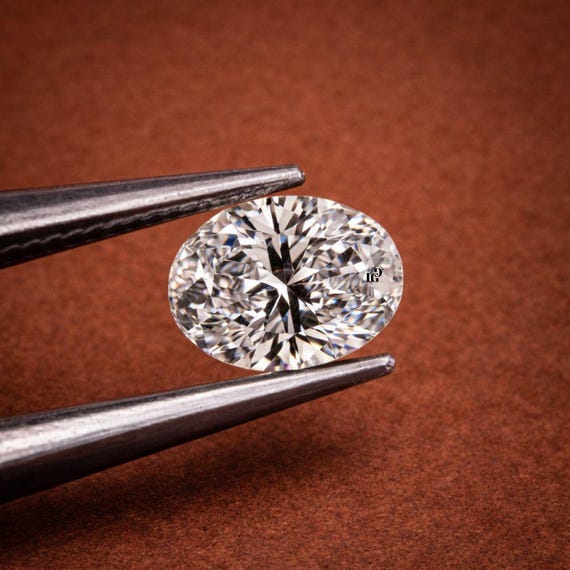 IGI Certified Oval Lab Grown Diamond: 1.00-6.00 CT Loose Stone Ethical Sustainable Luxury Diamond for Fine Jewelry