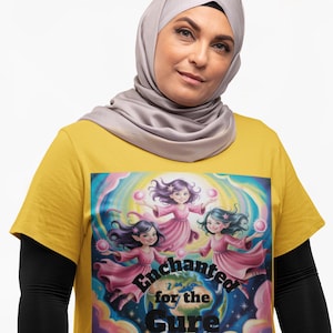Enchanting Fairy Breast Cancer Awareness Tee: Magical Cotton T-Shirt