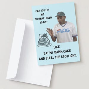 Tarjetas de cumpleaños divertidas de famosos / Kanye, Tyler, The Weeknd y Drake / Tarjetas físicas enviadas