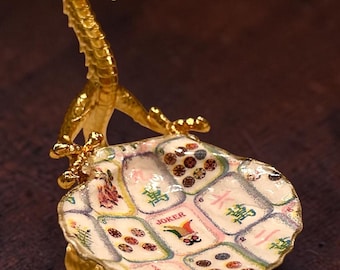 Mahjong Themed Dragon with scallop shell