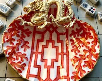 Mahjong Themed Lions Paw Shell