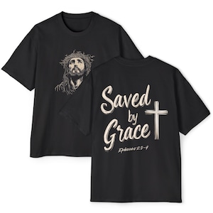 Saved by Grace Oversized Tee