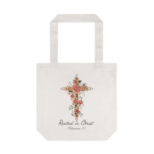 Bolso de mano "Arraigado en Cristo"