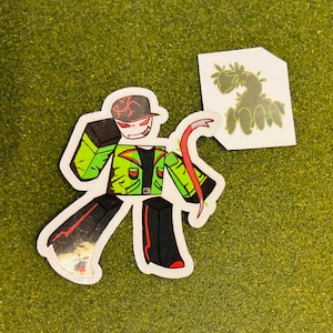 Blocktales Stickers Bundle Pack | Blocktales Griefer Sticker | Blocktales Cruel King Sticker | Waterproof Durable Matte Easy Peel Stickers
