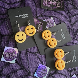 Potato Smiley Faces Earings