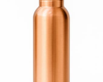 Handmade Pure Copper Water Bottle: Ayurvedic Wellness, Leak-Proof Design