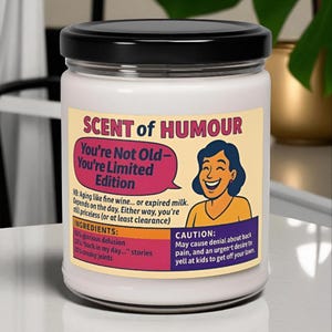 Happy birthday Candle, Funny Birthday Gift, 9oz Soy Candle for Home Decor, Bestie Gift, Sarcastic Candle, Humorous Candle