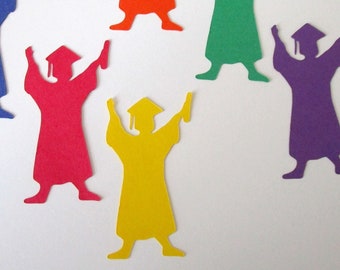 Kindergarten Grad Kids Die Cuts, Pre-school Graduation Decoration, Party Decor, Confetti,  Size and Color Options