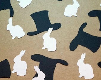 Magician Hat & Rabbit Confetti: Magic Party Table Decor