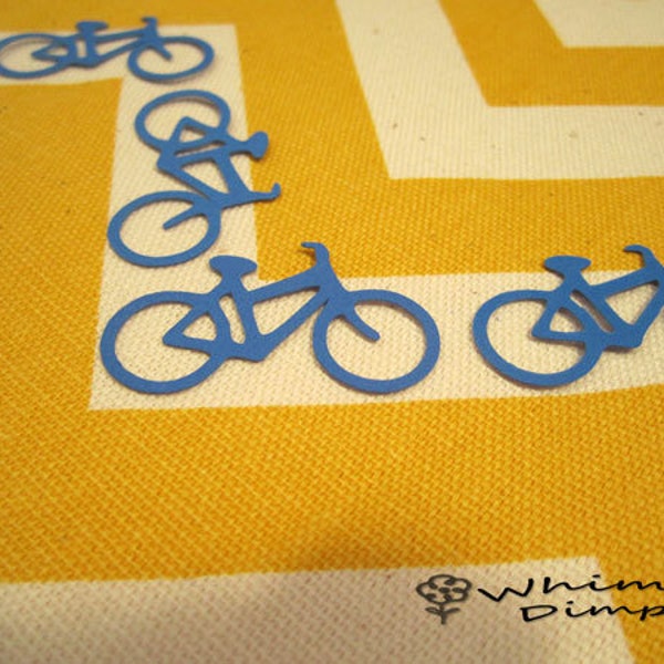 Road Bike Confetti, Bicycle Confetti, Die Cut Table Sprinkles, Scrapbook Card Making Party Decor, Color Options