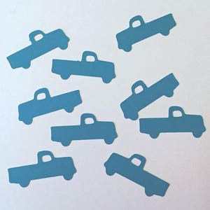 Pickup Confetti, Wedding, Baby Shower, Blue Truck Party Decor, Old Truck Table Sprinkles, Scrapbook, Card Making Color Options Bild 2