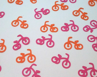 Tricycle Confetti, 3 wheels, Trike Third Birthday Party Decor, Baby Shower Table Sprinkles, Bicycle Die Cut Party Decor, Color Options