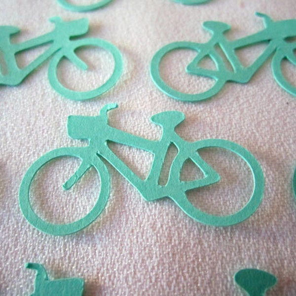 Basket Bike Bicycle Confetti Die Cut Table Sprinkles Scrapbook Card Making Party Decor, Color Options