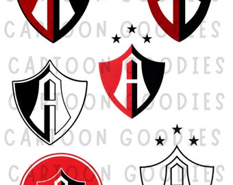 Atlas Logo Bundle, Liga Mexico PNG JPG PDF (Digital Download)