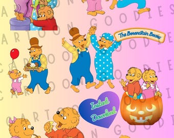 Barney and Friends Clipart Bundle: Cartoon PNG JPG PDF Doc Files (Digital Download