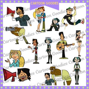 Ilha dos Desafios Total PNG JPG PDF Doc Arquivo Digital de Desenho Animado. Download Instantâneo. Clipart de Aniversário