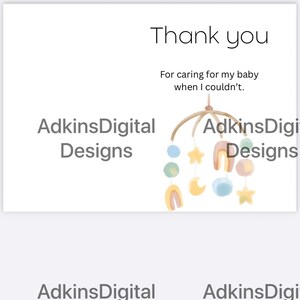NICU Dankeskarten | Druckbare Notizen für Krankenschwestern und das Support-Team | Digitaler Download | NICU Dankbarkeitskarten für Familie und Freunde