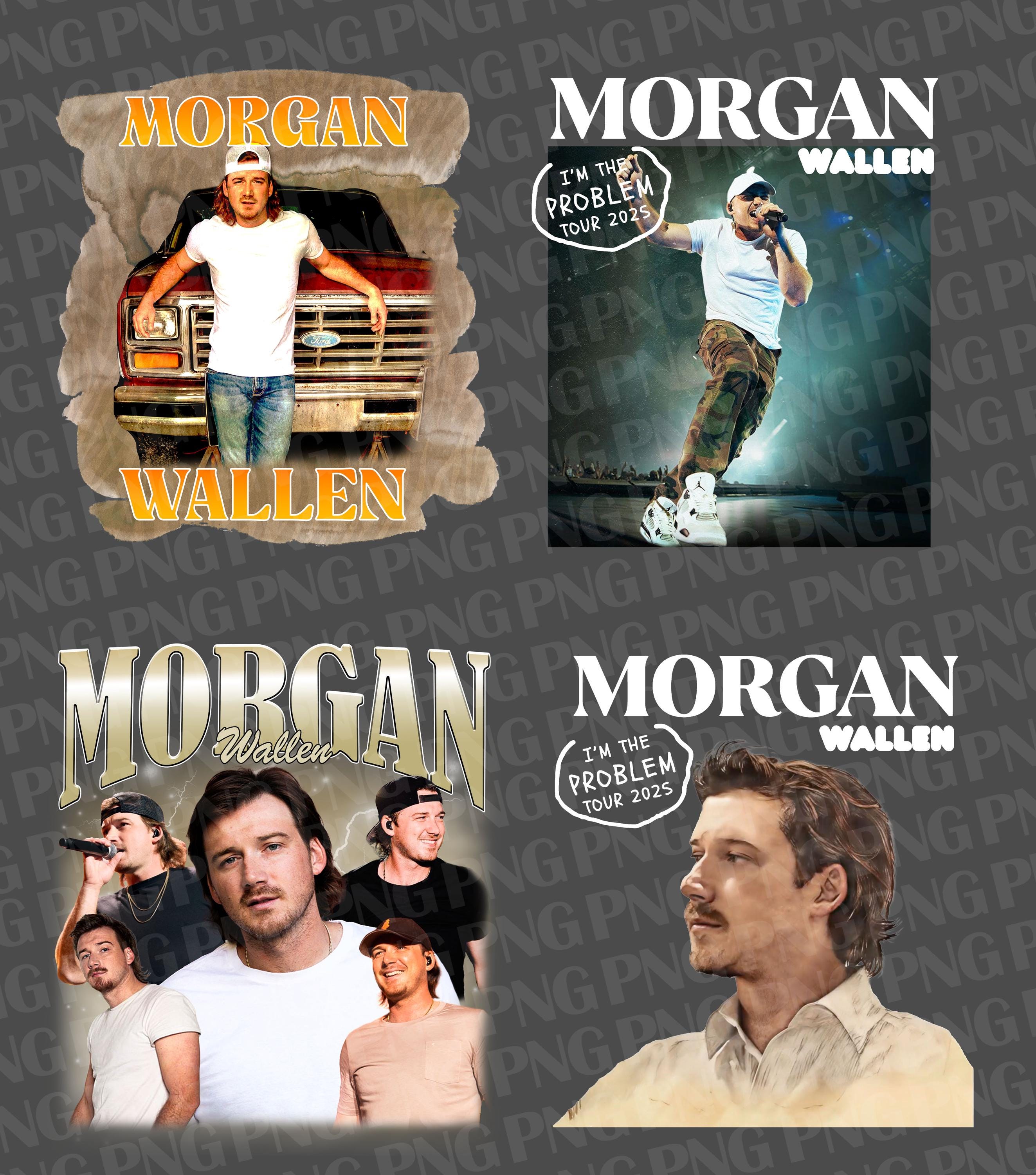 Combo 4 File Morgan Wallen PNG, If I'm The Problem Tour 2025, Retro Music Tour Design Country Music Tour Png Digital Download