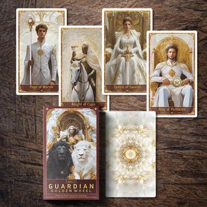 Tarotkarten Deck / Tarot Decks / Golden Wheel Guardian Tarot / Tarotkarten für Anfänger