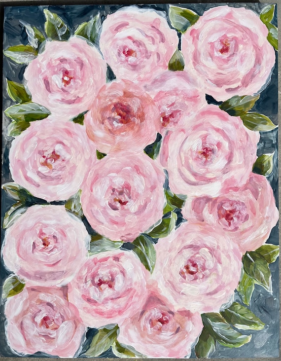 Original painting Summer Romance Roses