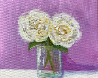 Two White Roses