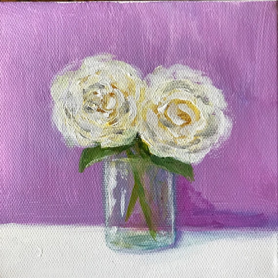 Two White Roses