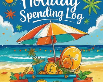 Holiday Spending Log | Printable Budget & Planner for Travel | Vacation Expense Tracker | 7–21 Day Trip Budget Sheet | PDF Download