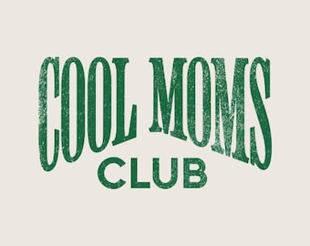 Cool Moms Club Graphic – Typography Mama Super Woman Graphic Transparent PNG Digital Download Shirt Design
