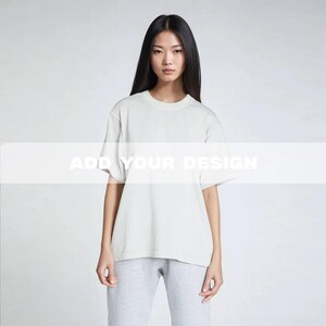Lane Seven LS16005 Lunar Rock T-Shirt Mockup, Women&#39;s Mockup, High Fashion Apparel Mockup