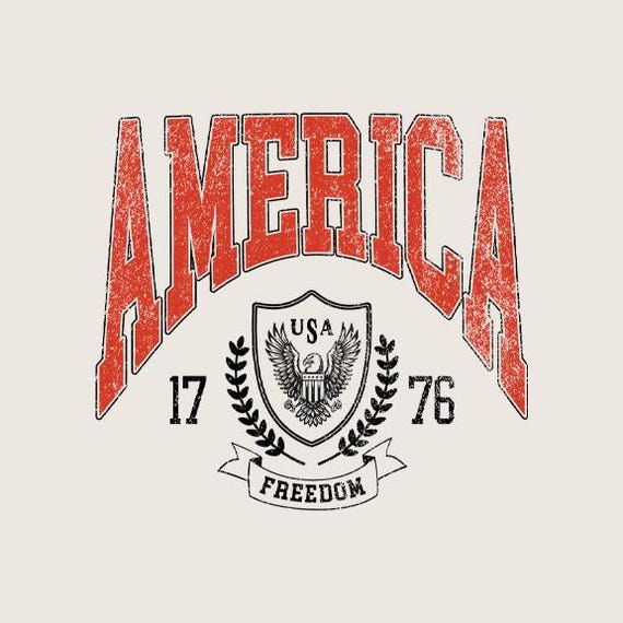 America Made in the USA Stars Graphic – Fourth of July Distressed Graphic PNG Digital Download Shirt Design