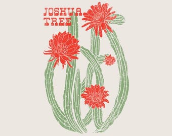 Joshua Tree Flower Cactus Desert Graphic – Summer Paradise Graphic Transparent PNG Digital Download Shirt Design