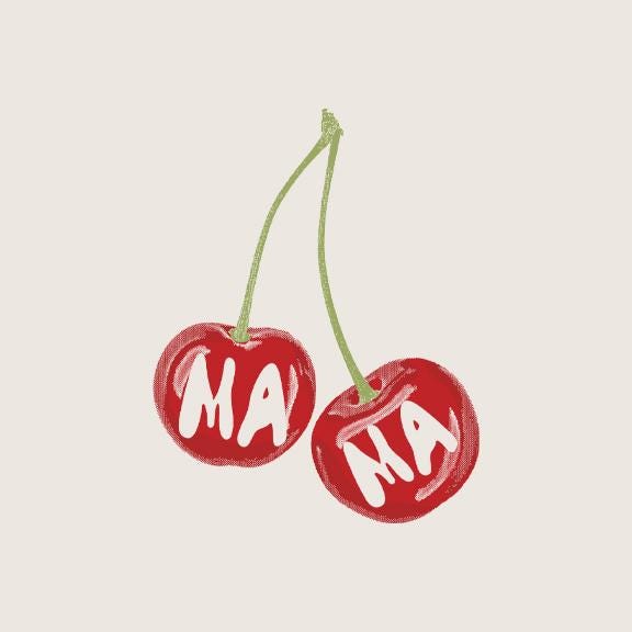 Mama Cherry Svg Png - Etsy