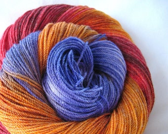 Merino Bamboo Yarn Hand Dyed (HZO18)